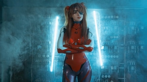 Neon Genesis Evangelion, Asuka Langley Soryu, Anime Girl, Anime, Cosplay, Shirogane Sama, 4K wallpaper