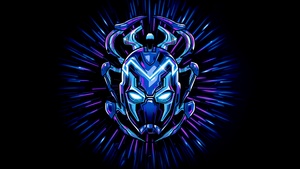 Blue Beetle, AMOLED, DC Comics, 2023 Movies, Dark aesthetic, 4K wallpaper