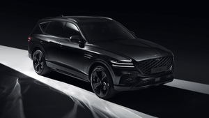 2025, Black cars, Dark background, Electric SUV, 4K wallpaper