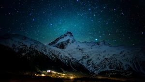 Stars, Milky Way, Long Exposure, Nature, 4K wallpaper