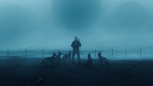 Artist, Artwork, Digital Art, Artstation, Gun, Dogs, 4K wallpaper