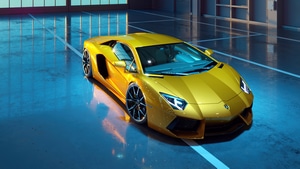 Lamborghini Aventador, Lamborghini, Cars, Behance, Cgi, 4K wallpaper