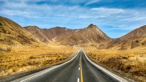Road, Mountains, Nature, 4K wallpaper