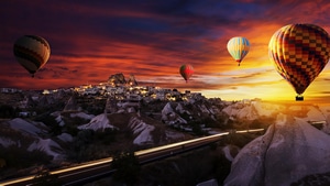 Air Balloon, Sky, Photography, Artist, Artwork, Digital Art, 4K wallpaper