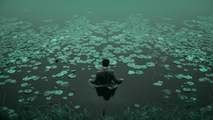 Alone, Lake, Photography, 4K wallpaper