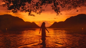 Alone, Girls, Lake, Photography, 4K wallpaper