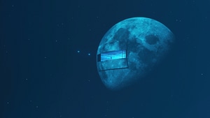 Moon, Space, Artist, Artwork, Digital Art, Artstation, 4K wallpaper