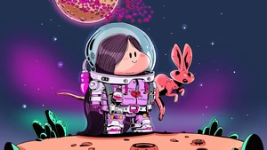 Astronaut, Artist, Artwork, Digital Art, Artstation, 4K wallpaper