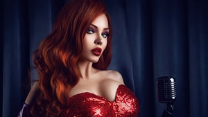 Jessica Rabbit, Cosplay, Girls, Photography, 4K wallpaper