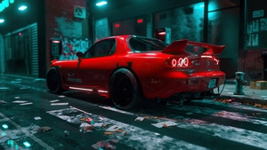 Mazda Rx7, Mazda, Cars, Artist, Artwork, Digital Art, Arstation, 4K wallpaper