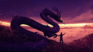 Dragon, Artist, Artwork, Digital Art, Artstation, 4K wallpaper