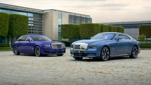 Rolls-Royce Spectre, Rolls-Royce Ghost, 4K wallpaper