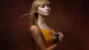 Blonde, Girls, Model, 4K wallpaper