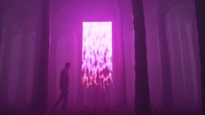 Neon, Forest, Artist, Artwork, Digital Art, Behance, Pink, 4K wallpaper