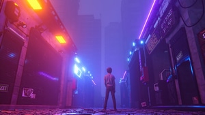 Alone, Neon, Artist, Artwork, Digital Art, Behance, 4K wallpaper