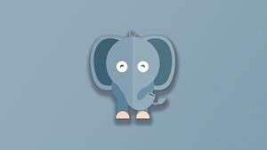 Elephant, Minimalism, Minimalist, Artist, Artwork, Digital Art, 4K wallpaper