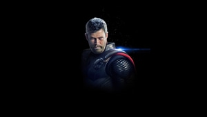 Thor, Superheroes, Artist, Artwork, Digital Art, Dark, Black, Artstation, 4K wallpaper