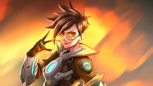 Tracer Overwatch, Tracer, Games, Artstation, 4K wallpaper