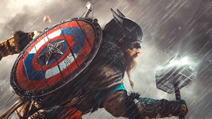 Captain America, Superheroes, Assassins Creed Valhalla, Assassins Creed, Games, Xbox Games, Ps Games, Pc Games, Google Stadia, Ps5 Games, Xbox One Games, Ps4 Games, 4K wallpaper