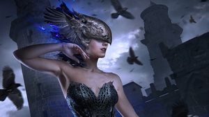 Raven, Queen, Artist, Artwork, Digital Art, Artstation, 4K wallpaper