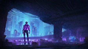 Cyberpunk, Neon, Artist, Artwork, Digital Art, Artstation, Scifi, 4K wallpaper