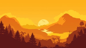 Firewatch, Games, Minimalism, Minimalist, Artist, Artwork, Digital Art, Deviantart, 4K wallpaper