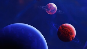 Planet, Space, Digital Universe, Artist, Artwork, Digital Art, 4K wallpaper