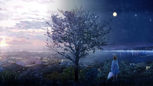 Anime Girl, Anime, Rain, Artist, Artwork, Digital Art, 4K wallpaper