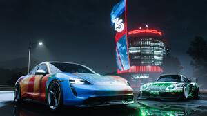 Porsche Taycan Turbo S, Need for Speed Unbound, 4K wallpaper