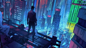 Cyberpunk, Neon, Artist, Artwork, Digital Art, Artstation, 4K wallpaper