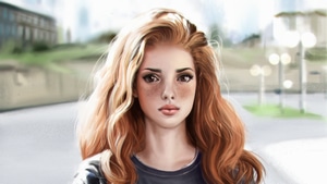Redhead, Artist, Artwork, Digital Art, Deviantart, 4K wallpaper