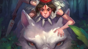 Princess Mononoke, Anime Girl, Anime, Artist, Artwork, Digital Art, Artstation, 4K wallpaper