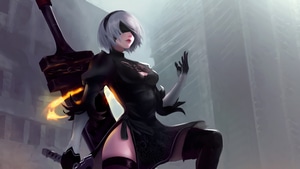 Nier Automata, Games, Artist, Artwork, Digital Art, Artstation, 4K wallpaper