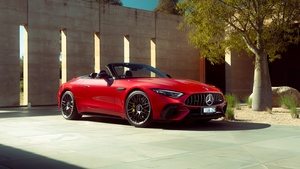 Mercedes-AMG SL 63 4MATIC, 2023, 4K wallpaper