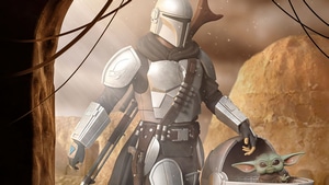 The Mandalorian Season 2, The Mandalorian, Tv Shows, Star Wars, Baby Yoda, Artstation, 4K wallpaper