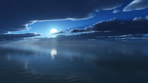 Ocean, Nature, Sky, 4K wallpaper