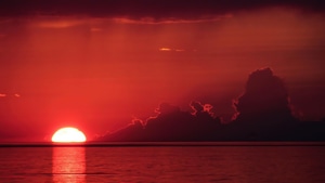 Lake, Sunset, Nature, 4K wallpaper