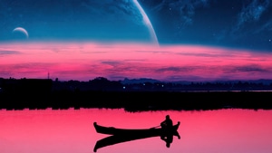 Boat, Artist, Artwork, Digital Art, Manipulation, 4K wallpaper