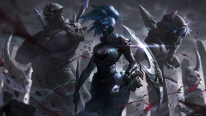 Akali League Of Legends, League Of Legends, Games, Artstation, 4K wallpaper