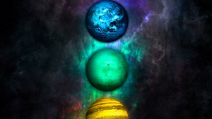 Planet, Artist, Artwork, Digital Universe, 4K wallpaper