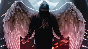 Hoodie, Angel, Artist, Artwork, Digital Art, 4K wallpaper