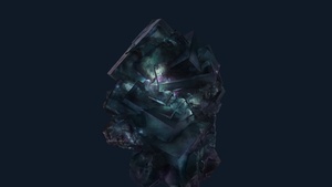 Fluorite Crystal, Google Pixel 8 Pro, Stock, Mirage, Dark background, Dark Mode, 4K wallpaper