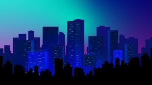 Buildings, Minimalism, Minimalist, Artist, Artwork, Digital Art, 4K wallpaper