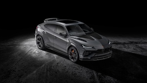 Lamborghini Urus S, Urban Automotive, Black background, 2023, 4K wallpaper
