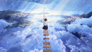 Anime Girl, Anime, Bridge, Artist, Artwork, Digital Art, 4K wallpaper