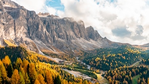 Landscape, Autumn, Mountains, Nature, 4K wallpaper