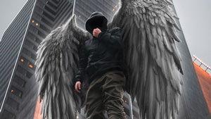 Hoodie, Angel, Artist, Artwork, Digital Art, 4K wallpaper
