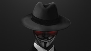 Anonymus, Hat, Artist, Artwork, Digital Art, Dark, Black, 4K wallpaper