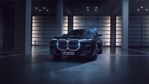 BMW 7 Series Protection, BMW 760i xDrive, Black cars, 4K wallpaper