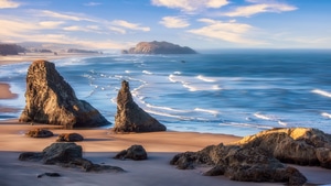 Coast, Nature, Sky, Ocean, 4K wallpaper